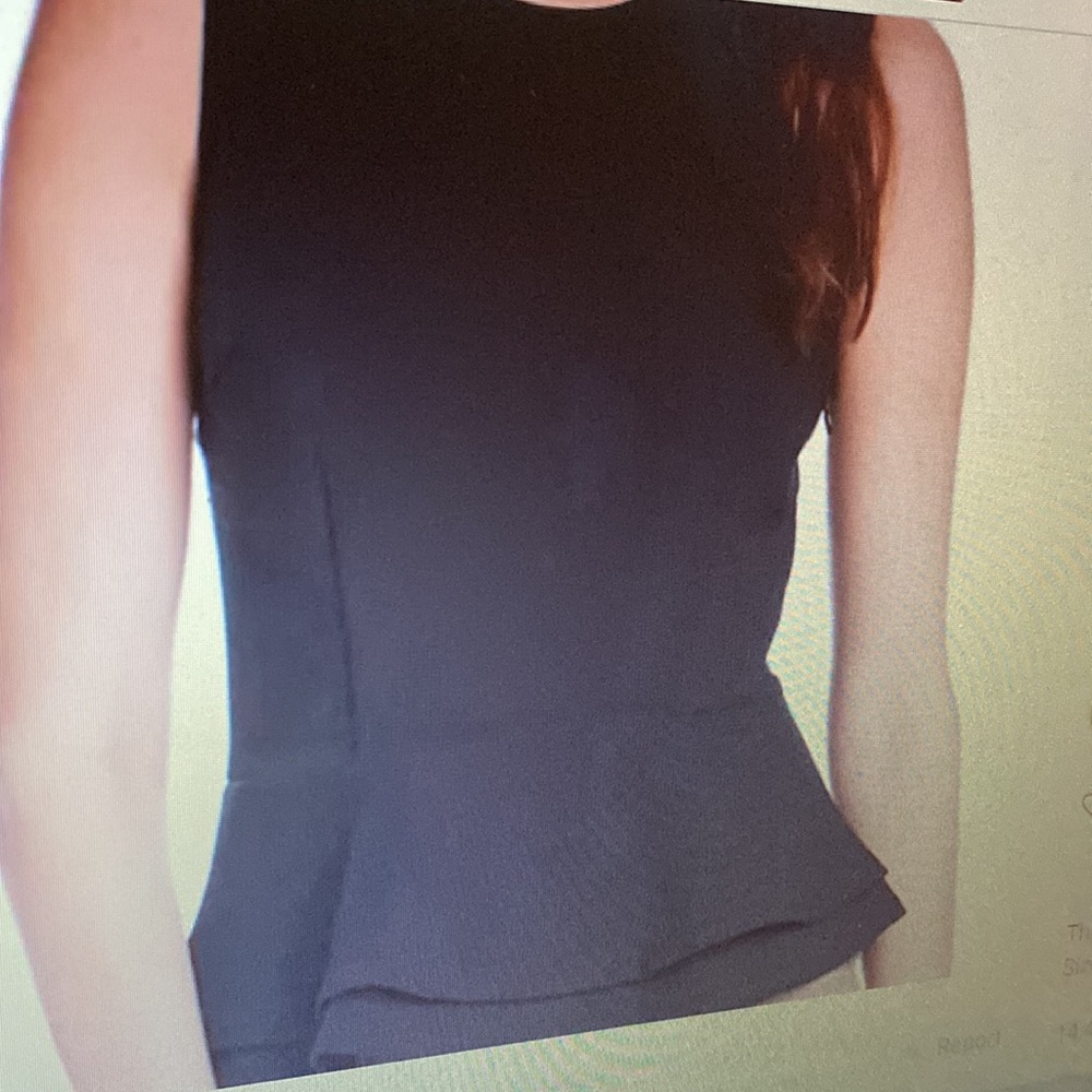 Joie Peplum sleeveless top